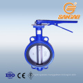 fresh water dn300 wcb butterfly valve viton seat with worm gear box